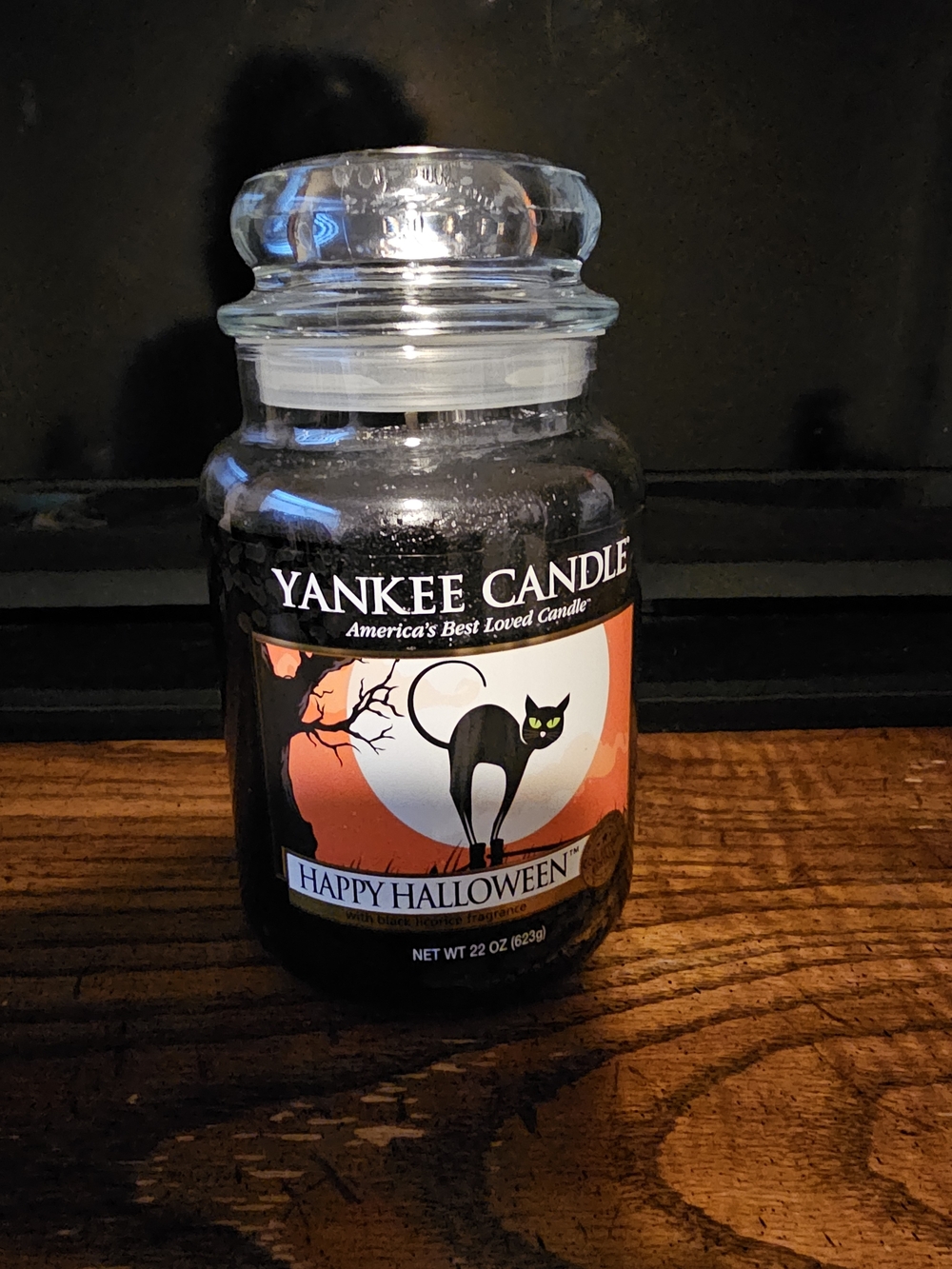 Yankee Candle Happy Halloween Large Jar Candle - Black